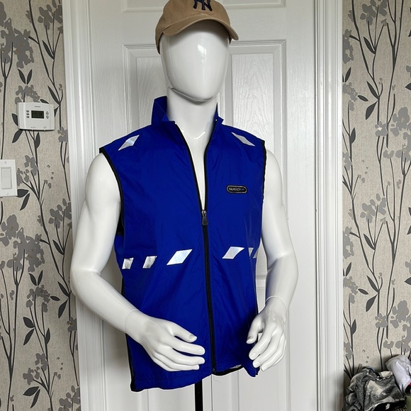 SUGOI - Biking / Cycling 🚲 Reflective Vest - Blue - Medium-sized - Picture 1 of 5